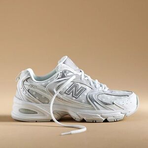 SOLD DO NOT BUY White Polka Dot New Balance 530 Sneakers